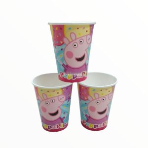 Vaso Polipapel PEPPA PIG X 8 Unidades - Oficial