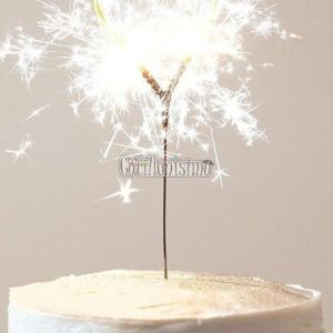 Alternative view of Vela CHISPITAS CORAZON Sparkles Color DORADO