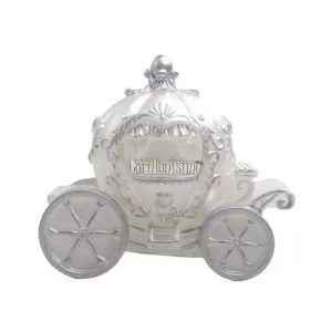 Vela Carruaje Princesa Blanco Souvenir Deco x1u