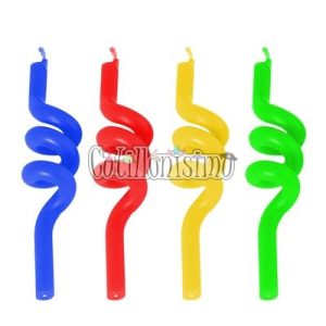 Vela Espiral Comun x4 Unidades