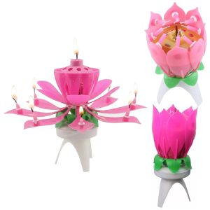 Vela Musical Flor