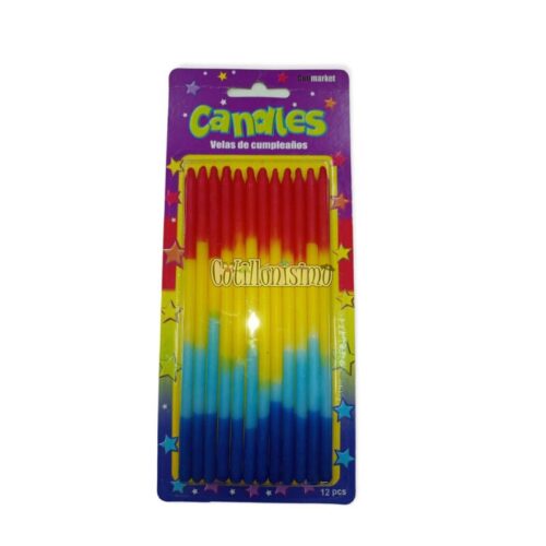 Vela Larga Degrade x12 Unidades