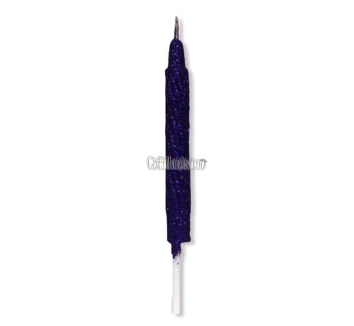Vela Gibreada Color Violeta