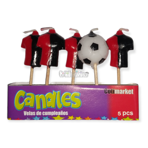 Velas Camiseta y Pelota NEWELL'S - COLON x5u