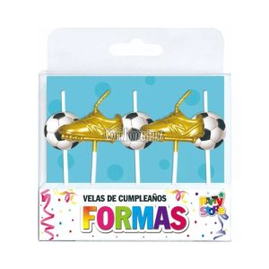 Velas Formas Set Botines de Futbol x5 Unidades