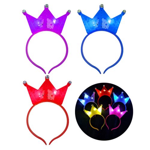 Vincha Corona Rey Arlequin Estrellitas (LED)