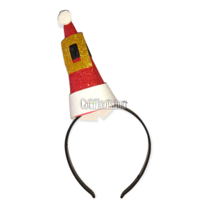 Vincha Bonete Navideño Goma Eva Gibreada