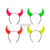 Vincha Diablita FLUO X4 Unidades (Colores Surtidos)