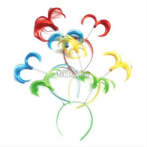 Vincha Flecos Colores Surtidos x1 Unidad