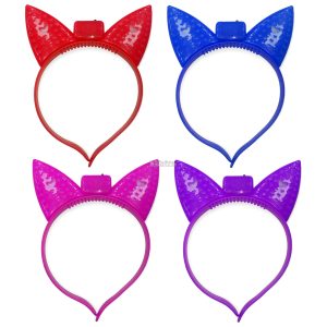 Alternative view of Vincha Gatita Con Corazoncitos (LED)
