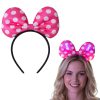 Vincha Minnie Lunares Tela Luminosa (LED)
