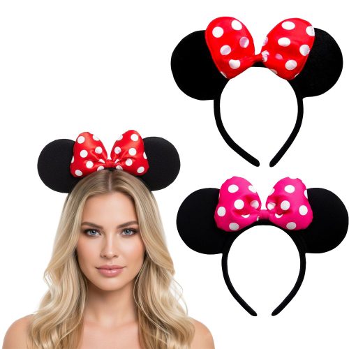 Vincha Minnie Tela Negra