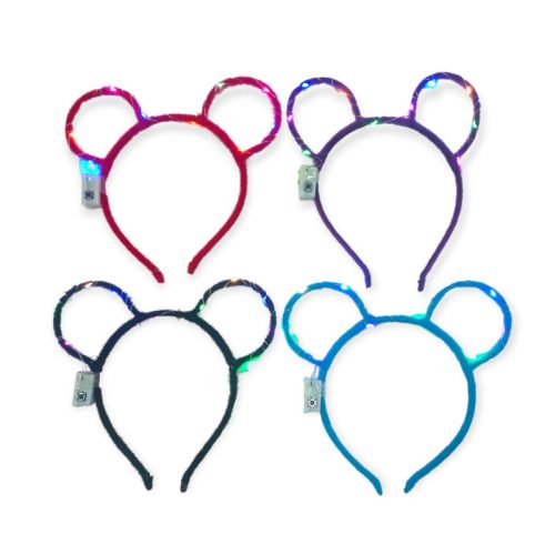 Vincha Peluche Raton (LED)