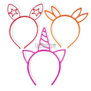 Vincha Animales Plastica Modelos Surtidos x1 Unidad