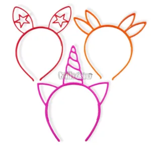 Vincha Animales Plastica Modelos Surtidos x1 Unidad