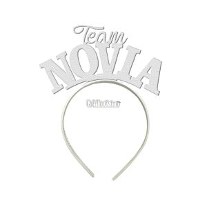 Vincha Goma Eva TEAM NOVIA Blanco