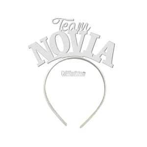Vincha Goma Eva TEAM NOVIA Blanco
