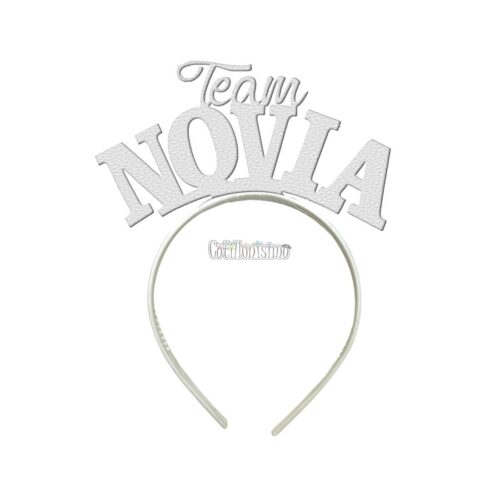 Vincha Goma Eva TEAM NOVIA Blanco