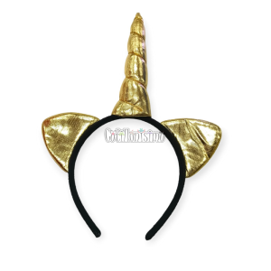 Vincha Unicornio Dorada x1 Unidad
