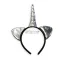 Vincha Unicornio Plateada x1 Unidad