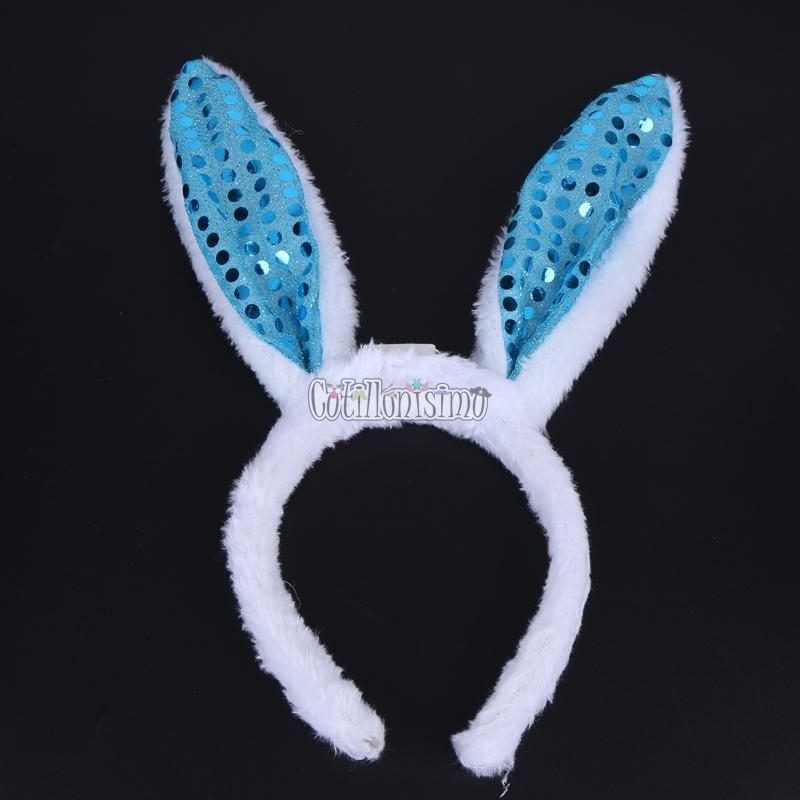 Vincha Conejita Peluche/lentejuela