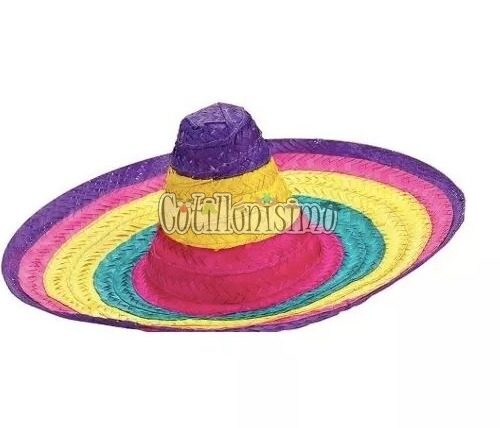 Sombrero Mexicano Multicolor 52cm