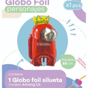 Globo AMONG US ROJO (Silueta) Apto Aire