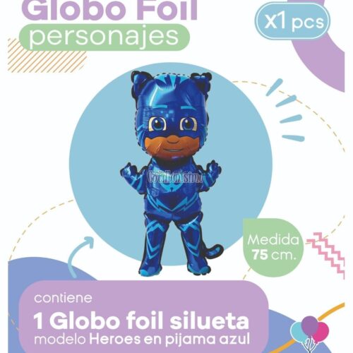 Globo PJ MASK CATBOY AZUL (Silueta) Apto Aire
