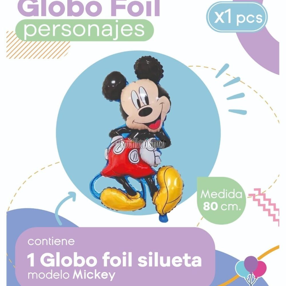 Globo MICKEY (Silueta) Apto Aire
