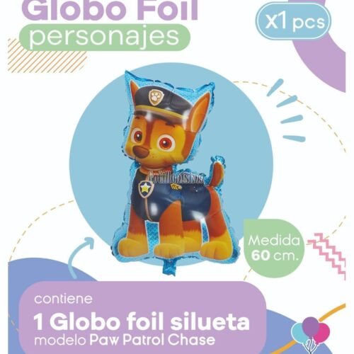 Globo PAW PATROL CHASE (Silueta) Apto Aire