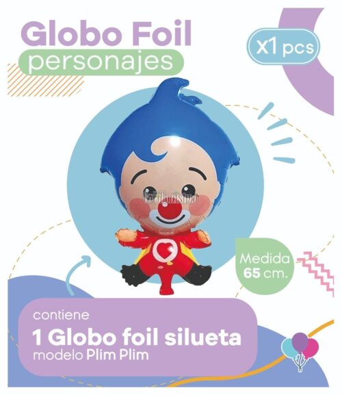 Globo PLIM PLIM (Silueta) Apto Aire