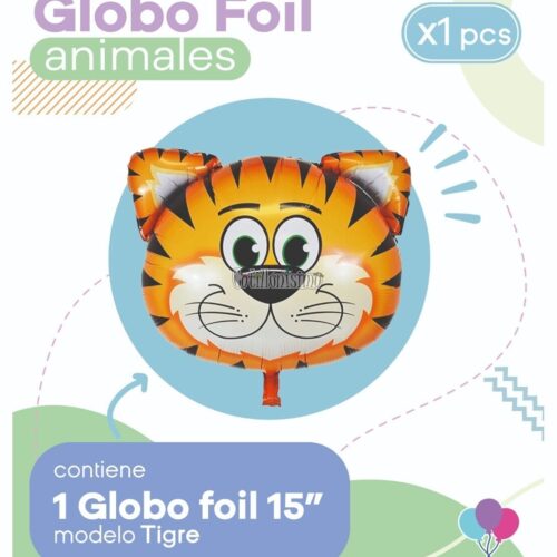Globo TIGRE (15 Pulgadas) Apto Aire