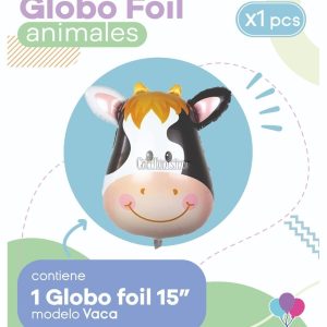 Globo VACA (15 Pulgadas) Apto Aire