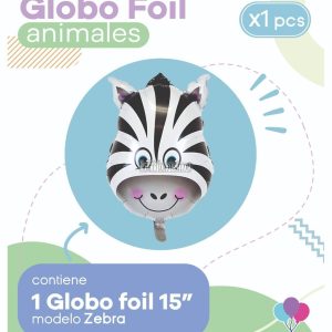 Globo CEBRA (15 Pulgadas) Apto Aire
