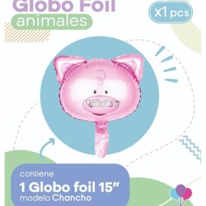 Globo CHANCHO (15 Pulgadas) Apto Aire
