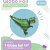 Globo DINO REX VERDE (14 Pulgadas) Apto Aire