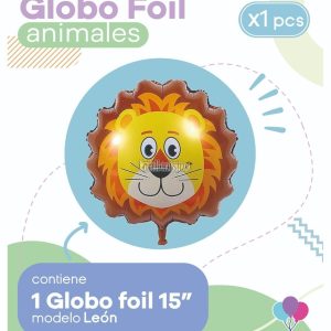 Globo LEON (15 Pulgadas) Apto Aire