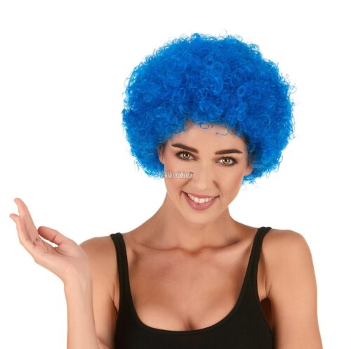 Peluca Afro Color CELESTE
