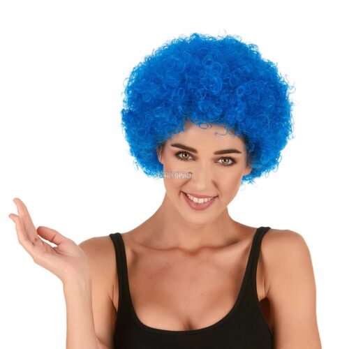 Peluca Afro Color CELESTE