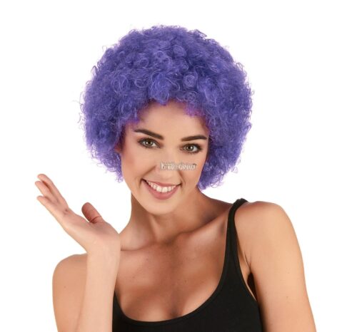 Peluca Afro Color VIOLETA