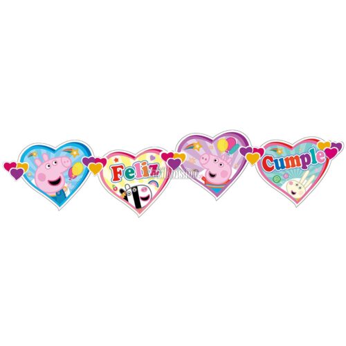 Banderin PEPPA PIG - Oficial
