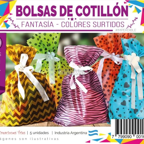 Bolsa Carioca ESTAMPADA X5 Unidades- 60cm X 60cm (FRISELINA)