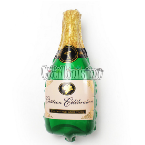 Globo Champagne Inflable Metalizado para 100cmX50cm