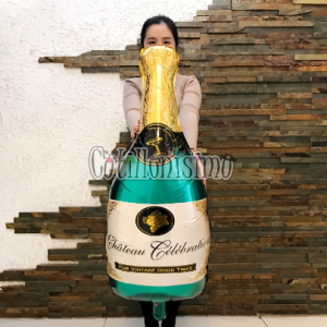 Alternative view of Globo Champagne Inflable Metalizado para 100cmX50cm
