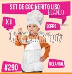 Set Cocinerito LISO Color BLANCO (FRISELINA)