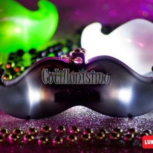 Collar Bigote con Perlas (LED) - Imagen 2