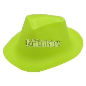 Sombrero Fedora «PLASTICO FLUO LISO» - Imagen 5