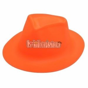 Sombrero Fedora «PLASTICO FLUO LISO» - Imagen 4