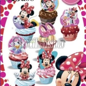 Accesorio para Cupcake MINNIE X16 Unidades