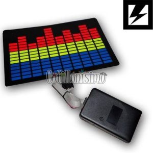 NO DISPONIBLE - Panel Audioritmico ECUALIZADOR para Remeras (Pilas NO Incluidas) N°1